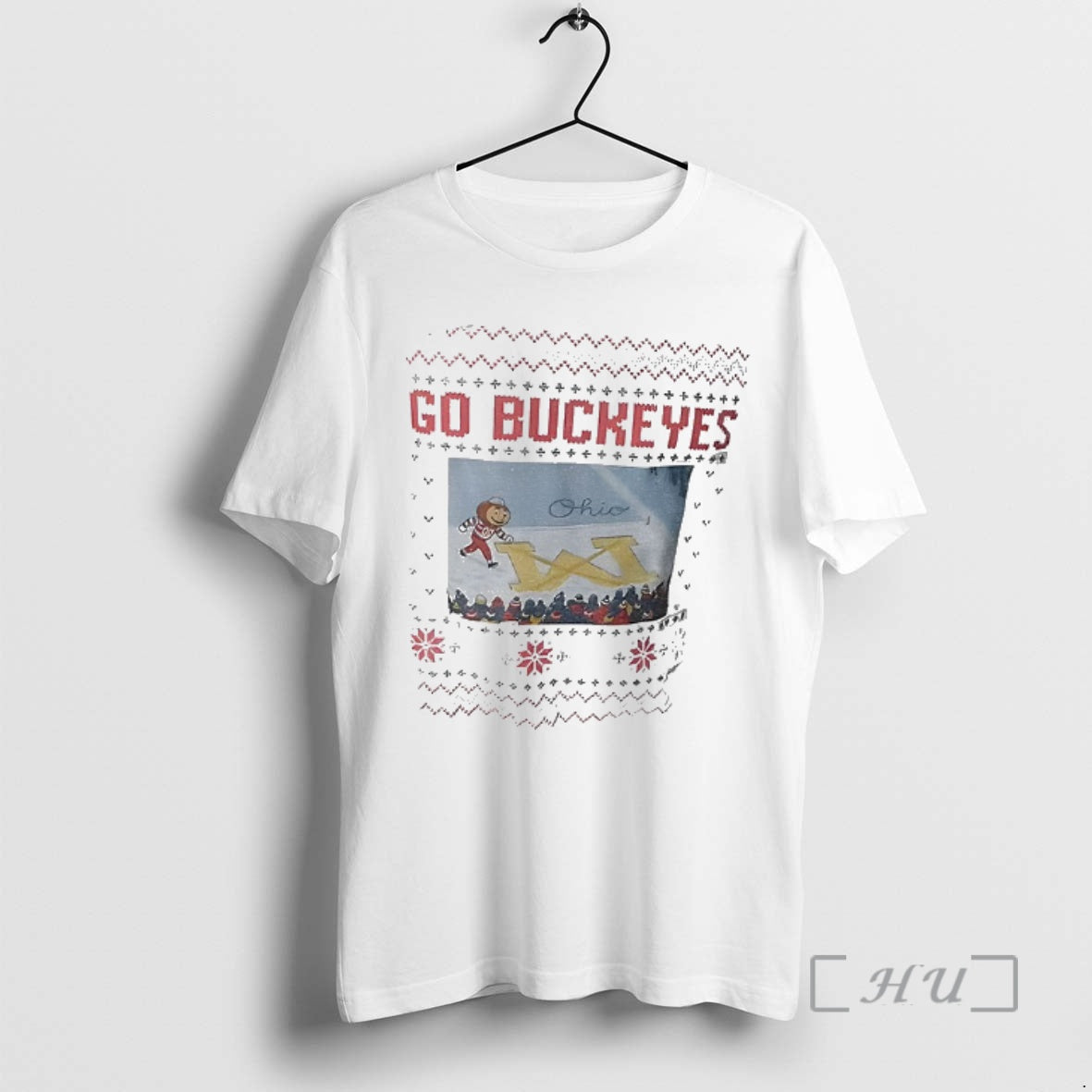 Officials Brutus Buckeye Ohio Snow Brutus Crosses Out Michigan Cartoon T-Shirts, Hoodie, Sweatshirt | AU18TeeNovaLab.com