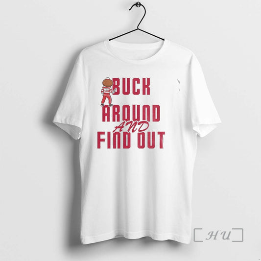 Officials Buck Around And Find Out Buckeyes Brutus Mascot Ohio T-Shirts, Hoodie, Sweatshirt | AU18TeeNovaLab.com