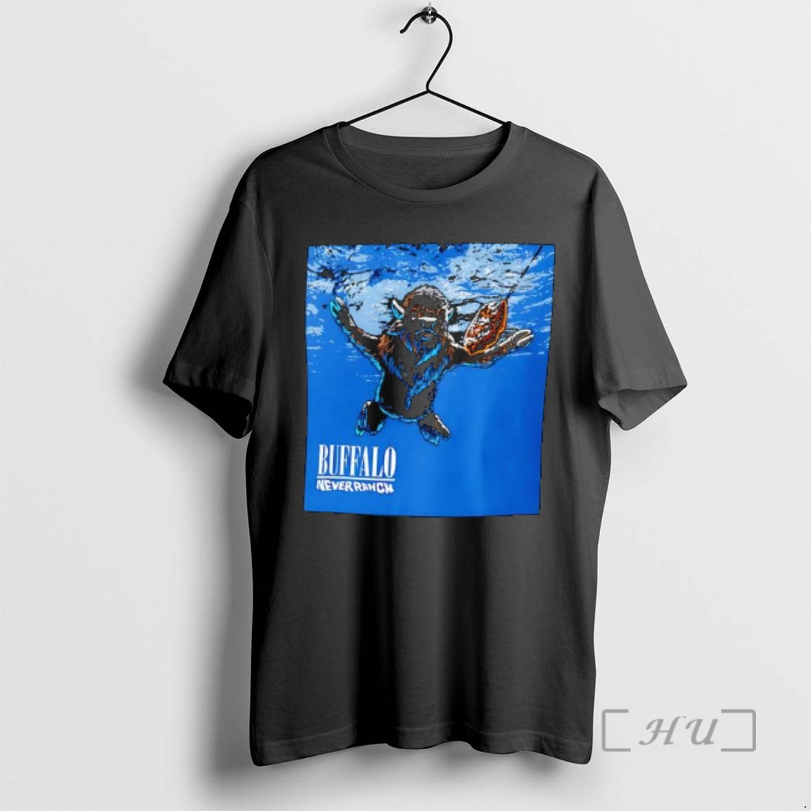 Officials Buffalo Never Ranch Buffalo Swimming Underwater T-Shirts, Hoodie, Sweatshirt | AU18TeeNovaLab.com