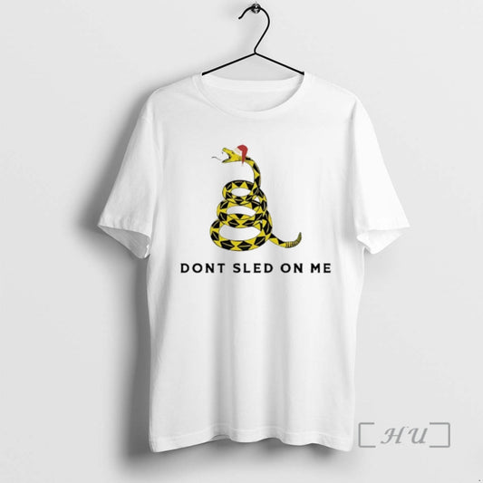 Officials Bungarus Fasciatus Wearing Christmas Hat Dont Sled On Me T-Shirts, Hoodie, Sweatshirt | AU18TeeNovaLab.com