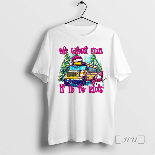 Officials Bus School Oh What Fun It Is To Ride Christmas Premium T Shirts Sweater Hoodie, Sweatshirt | AU18TeeNovaLab.com