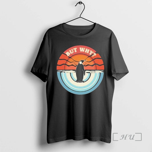 Officials But Why Penguin Retro Sunset T-Shirts, Hoodie, Sweatshirt | AU18TeeNovaLab.com