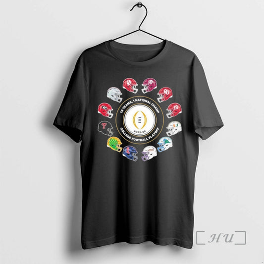 Officials Cfp 2025 2026 Exclusive 12 Teams Playoff Helmets T-Shirts, Hoodie, Sweatshirt | AU18TeeNovaLab.com