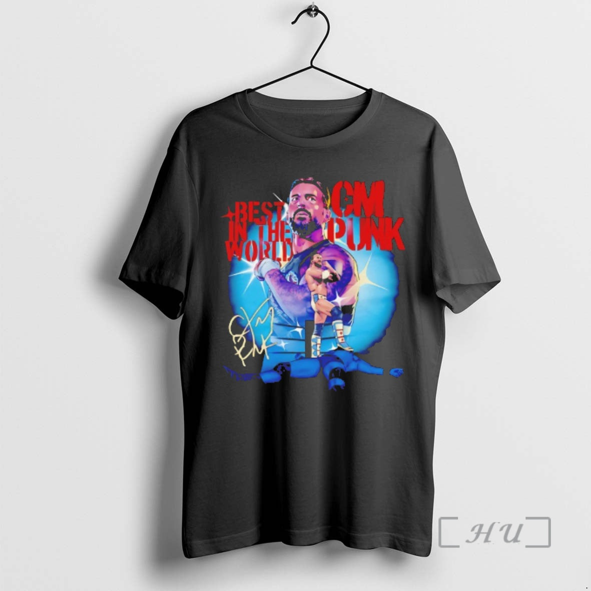 Officials Cm Punk Stencil T-Shirts, Hoodie, Sweatshirt | AU18TeeNovaLab.com