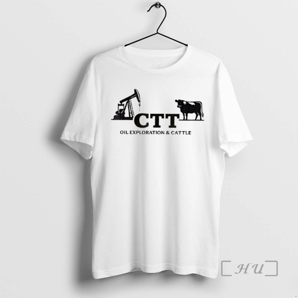 Ctt Oil And Cattle Company Logo Texas Longhorn Oil Field