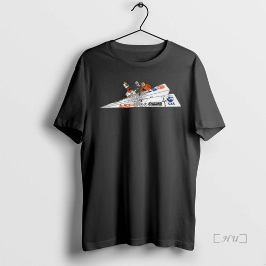 Officials Cactus Jack X Virgil Abloh Arch Paper Plane Double Sided Graphic Premium T Shirts Hoodie, Sweatshirt