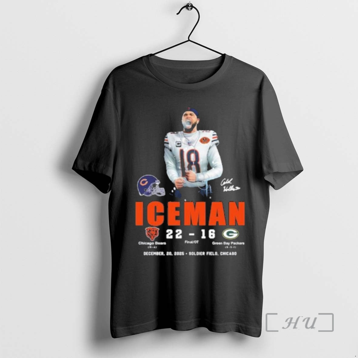 Officials Caleb Williams Iceman Bears 22 16 Packers T-Shirts, Hoodie, Sweatshirt | AU18TeeNovaLab.com