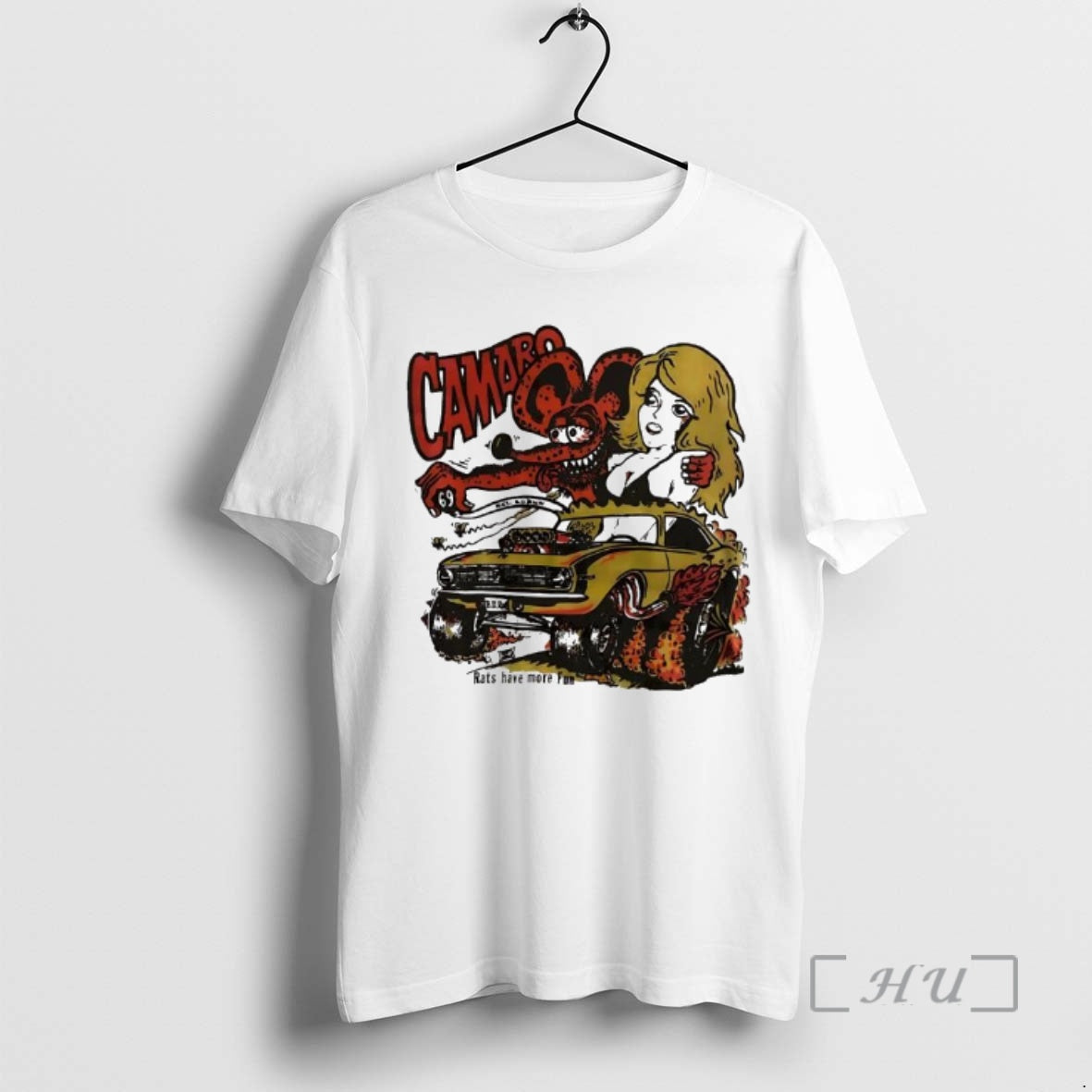 Officials Camaro Hot Chick Rat Fink 1968 Rats Hole Have More Fun Premium T Shirts Hoodie, Sweatshirt | AU18TeeNovaLab.com