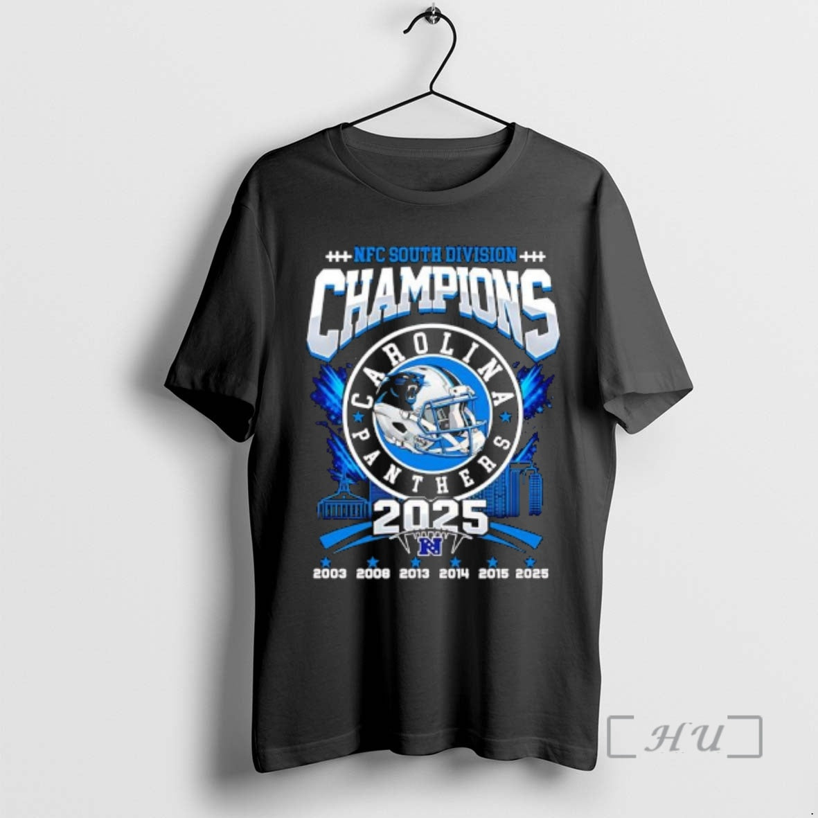 Officials Carolina Panthers Nfc South Division 2025 Champions T-Shirts, Hoodie, Sweatshirt | AU18TeeNovaLab.com
