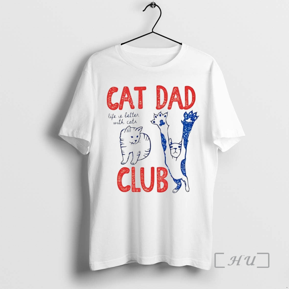 Officials Cat Dad Club Life Is Better With Cats T-Shirts, Hoodie, Sweatshirt | AU18TeeNovaLab.com