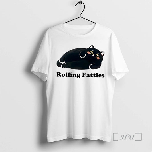 Officials Cat Fat Rolling Fatties T-Shirts, Hoodie, Sweatshirt | AU18TeeNovaLab.com