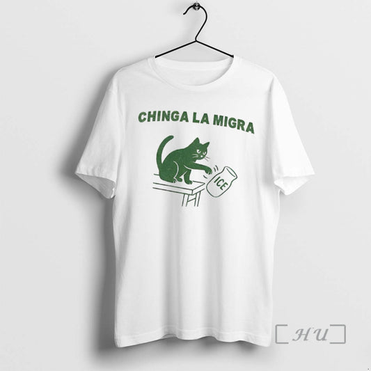 Cat Fuck Ice Chinga La Migra Funny Political