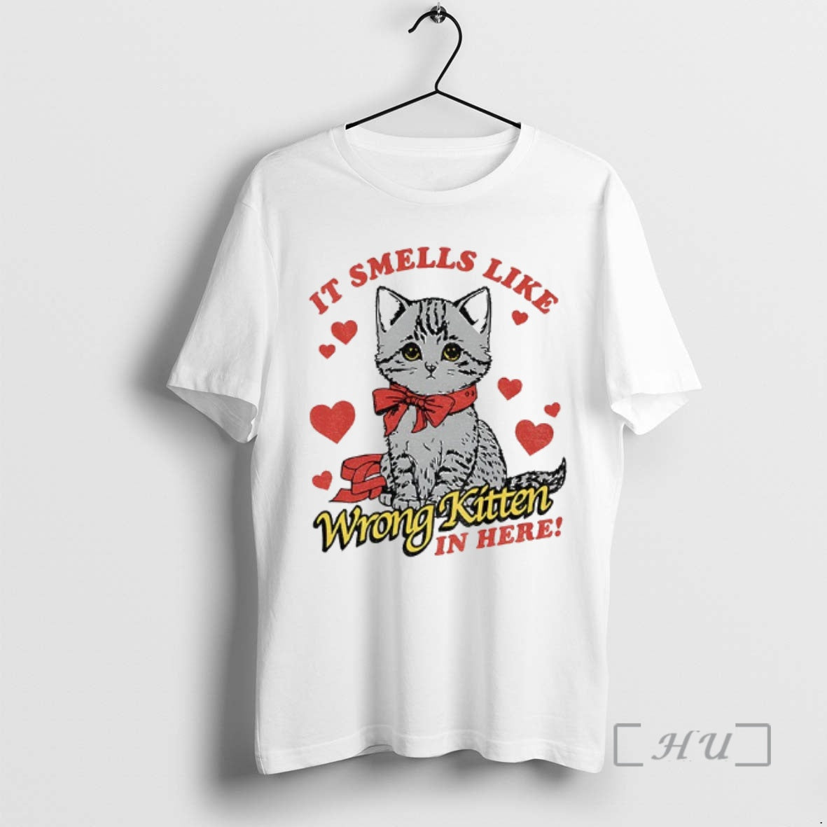 Officials Cat It Smells Like Wrong Kitten In Here T-Shirts, Hoodie, Sweatshirt | AU18TeeNovaLab.com