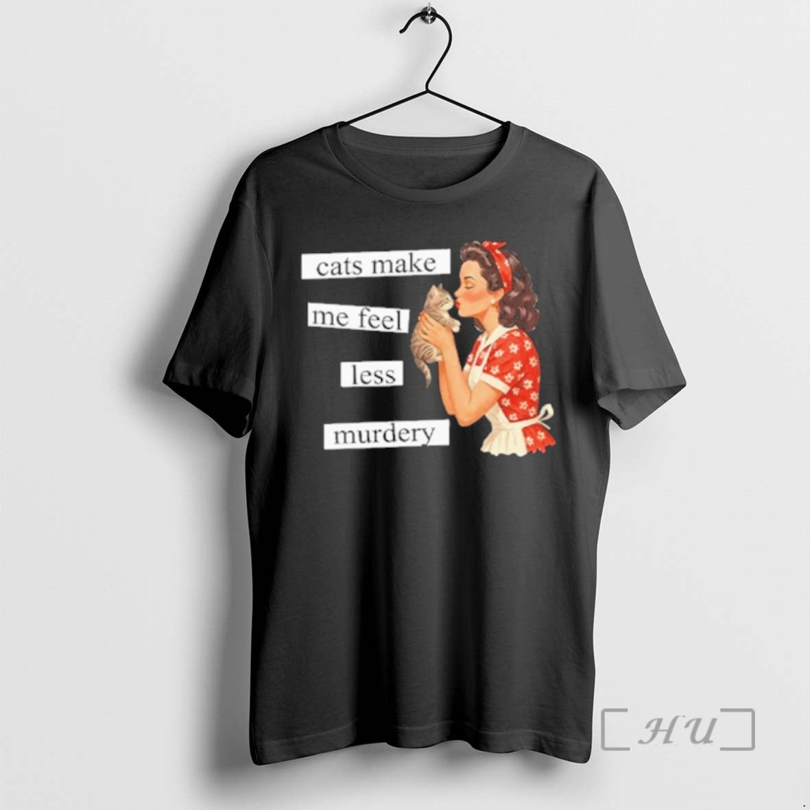 Officials Cats Make Me Feel Less Murdery T-Shirts, Hoodie, Sweatshirt | AU18TeeNovaLab.com
