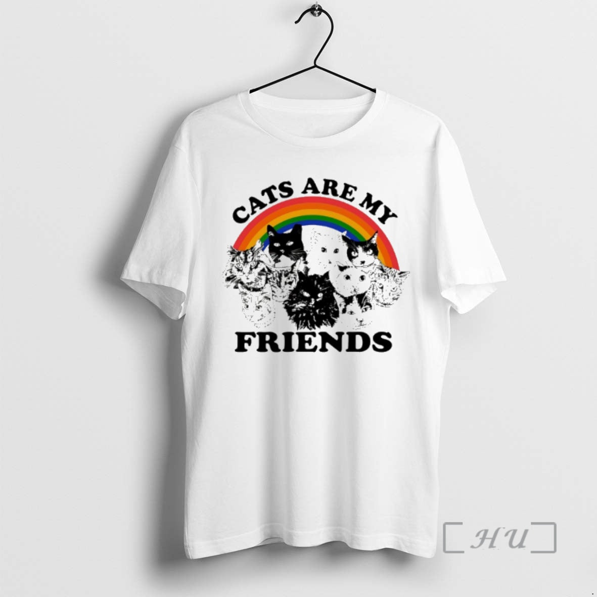 Cats Are My Friends Rainbow