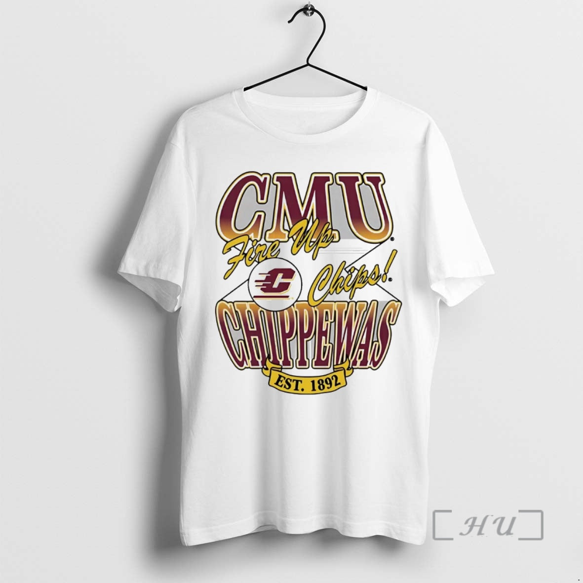 Officials Central Michigan Chippewas Fire Up Chips Est 1892 T-Shirts, Hoodie, Sweatshirt | AU18TeeNovaLab.com