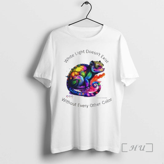 Officials Chameleon White Light Doesnt Exist Without Every Other Color T-Shirts, Hoodie, Sweatshirt | AU18TeeNovaLab.com