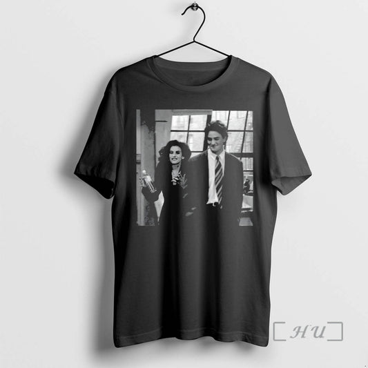 Officials Chandler Bing And Courteney Cox Friends Graphic 90s Sitcom Tv Show Vintage Premium T-Shirts, Hoodie, Sweatshirt
