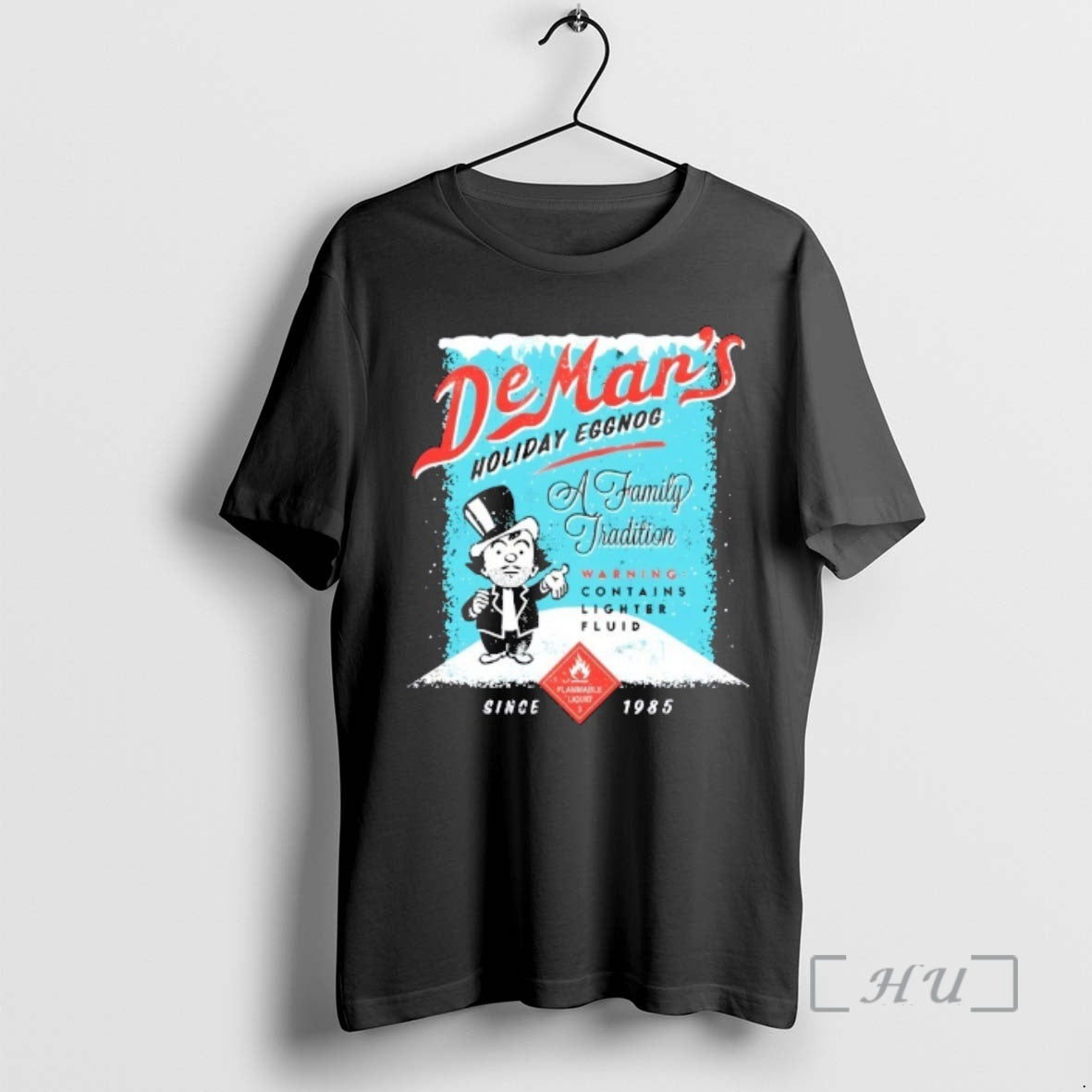Officials Charles Demars Eggnog With Lighter Fluid Since 1985 T-Shirts, Hoodie, Sweatshirt | AU18TeeNovaLab.com