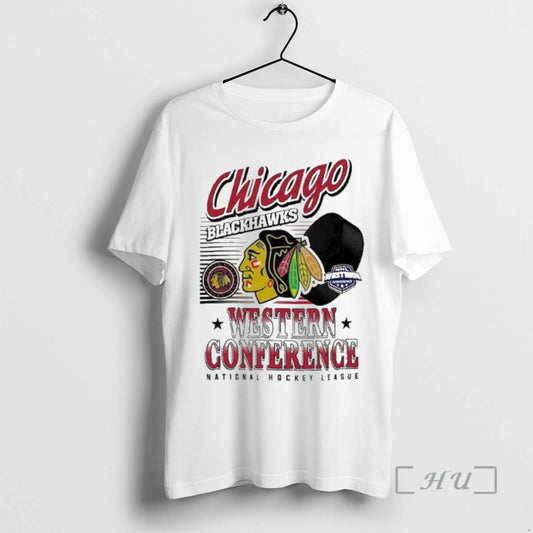 Officials Chicago Blackhawks Nhl Wastern Conference Logo And Ball T-Shirts, Hoodie, Sweatshirt | AU18TeeNovaLab.com