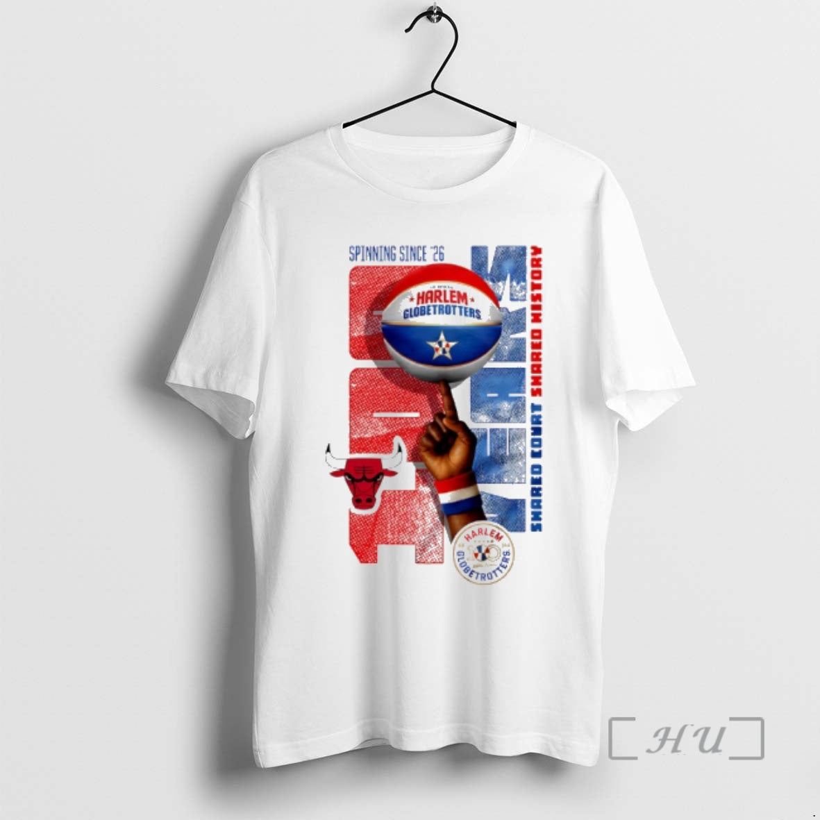 Officials Chicago Bulls X Harlem Globetrotters Spinning Since 26 T-Shirts, Hoodie, Sweatshirt | AU18TeeNovaLab.com