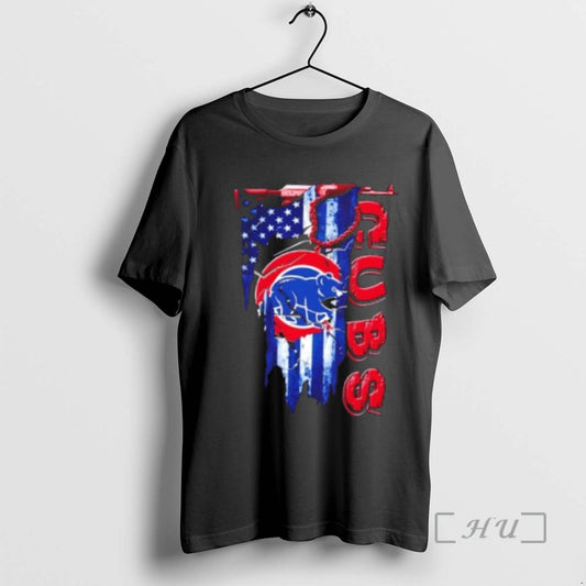 Officials Chicago Cubs Baseball Battle Shattered Usa Flag Rip Design T-Shirts, Hoodie, Sweatshirt | AU18TeeNovaLab.com