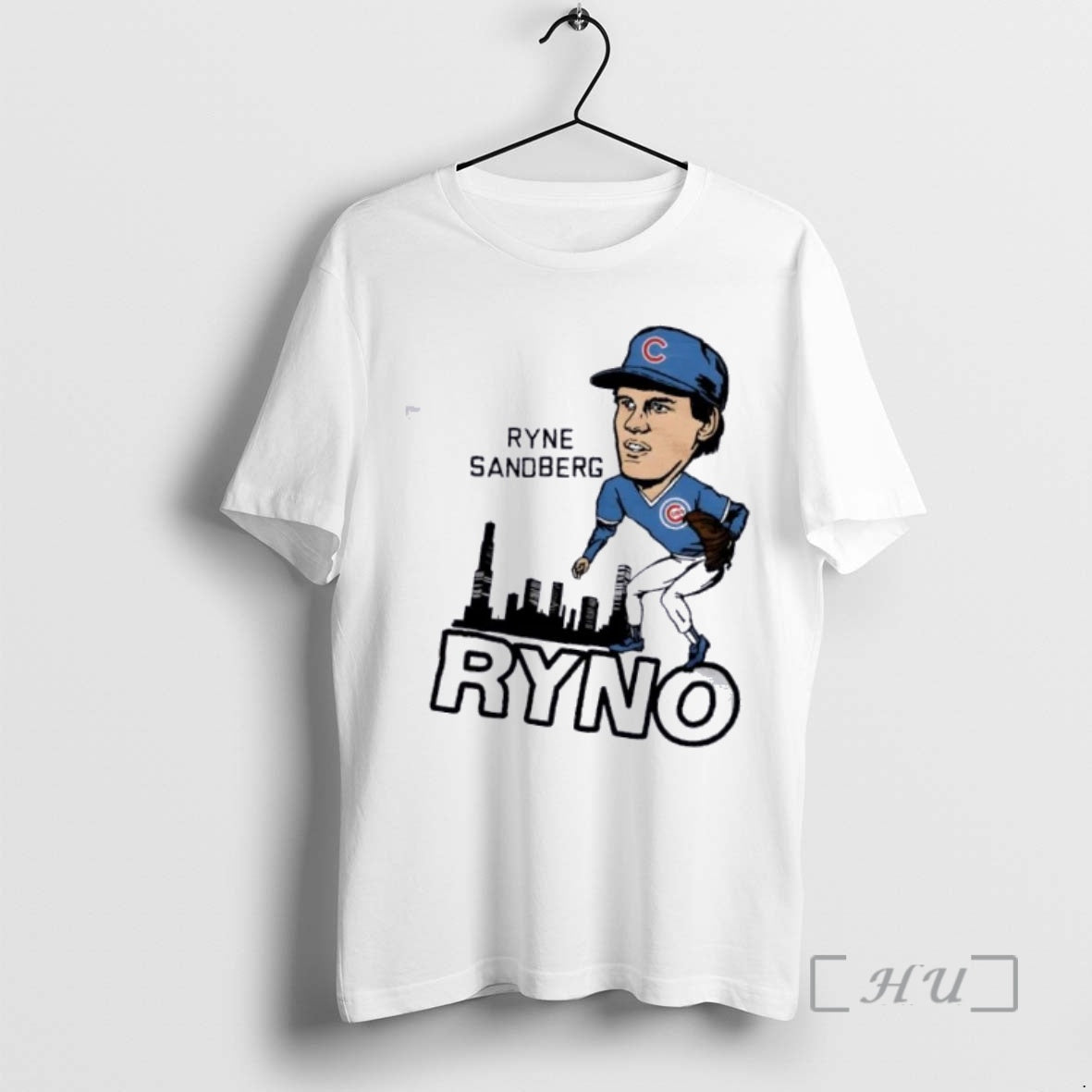 Officials Chicago Cubs Basketball Ryne Sandberg Ryno Skyline Signature T-Shirts, Hoodie, Sweatshirt | AU18TeeNovaLab.com