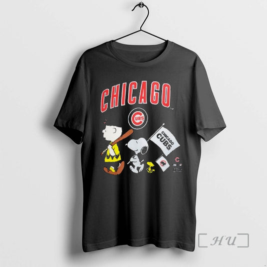 Officials Chicago Cubs Peanuts Flag Circle Black T-Shirts, Hoodie, Sweatshirt | AU18TeeNovaLab.com
