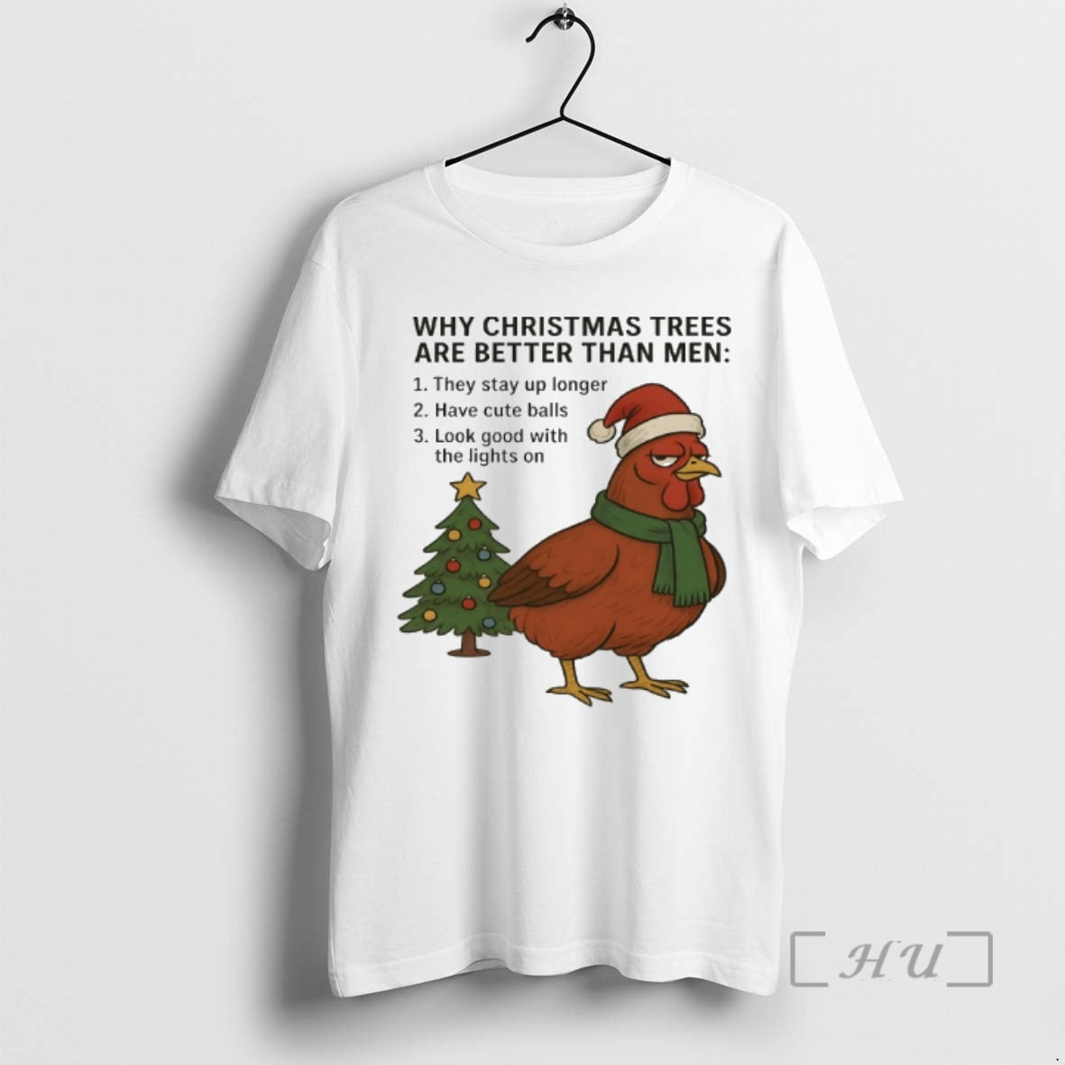 Officials Chicken Santa Why Christmas Tree Are Better Than Men T-Shirts, Hoodie, Sweatshirt | AU18TeeNovaLab.com