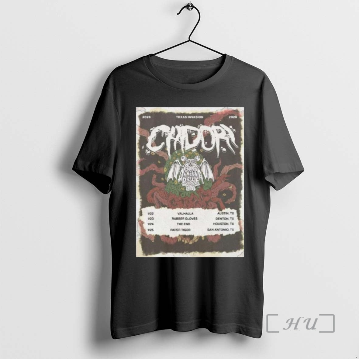 Officials Chidori Texas Invasion Tour 2026 T-Shirts, Hoodie, Sweatshirt | AU18TeeNovaLab.com