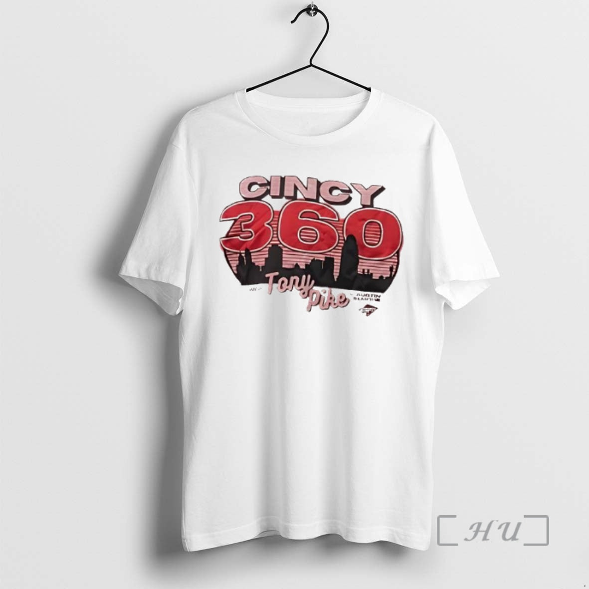 Officials Cincy 360 With Tony Pike City Skyline T-Shirts, Hoodie, Sweatshirt | AU18TeeNovaLab.com
