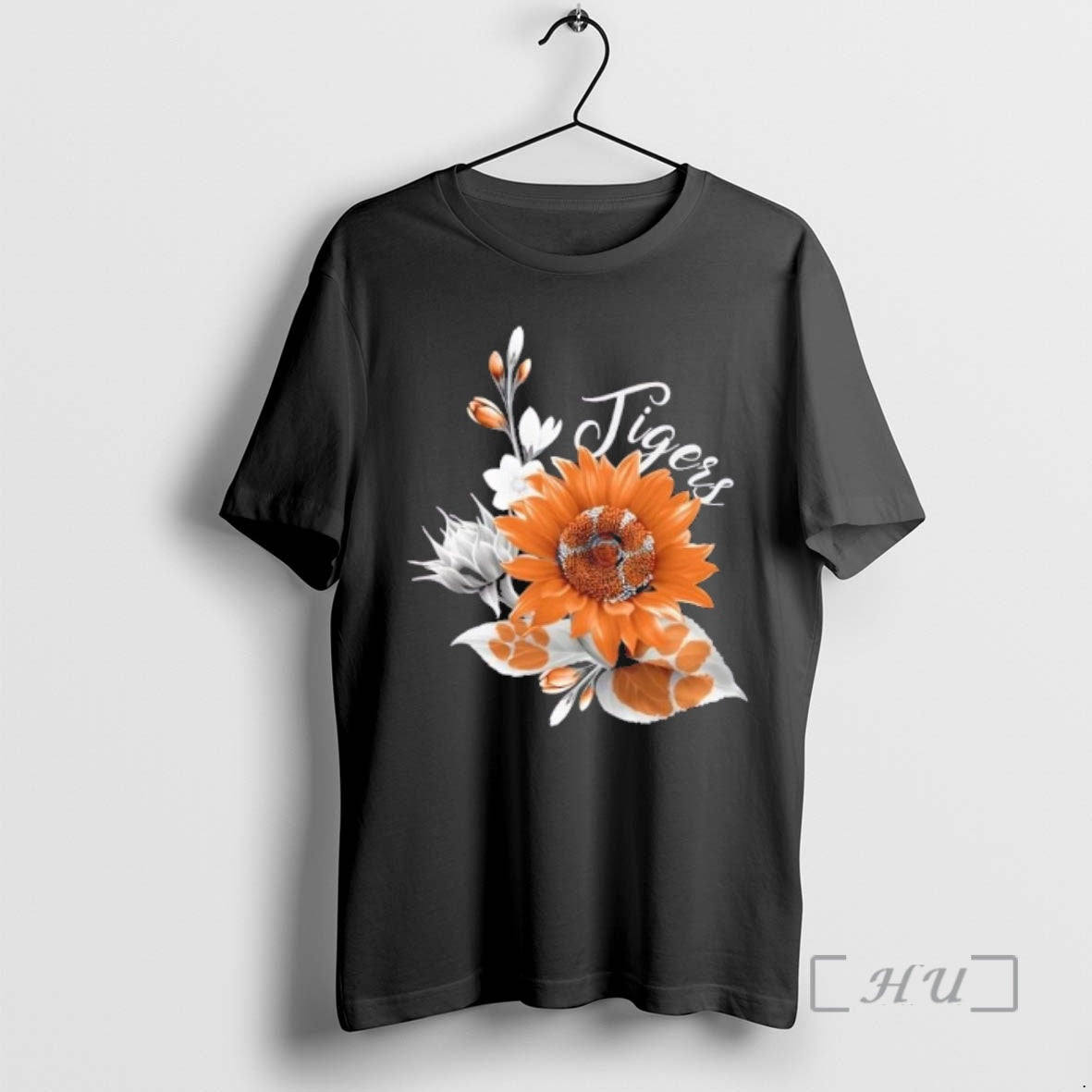 Officials Clemson Tigers Football X Sunflower Floral T-Shirts, Hoodie, Sweatshirt | AU18TeeNovaLab.com