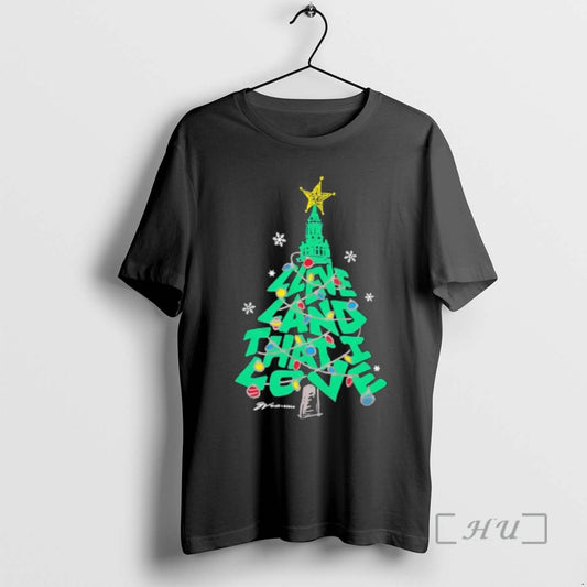 Officials Cleveland That I Love Christmas Tree Decorated Graphic T-Shirts, Hoodie, Sweatshirt | AU18TeeNovaLab.com