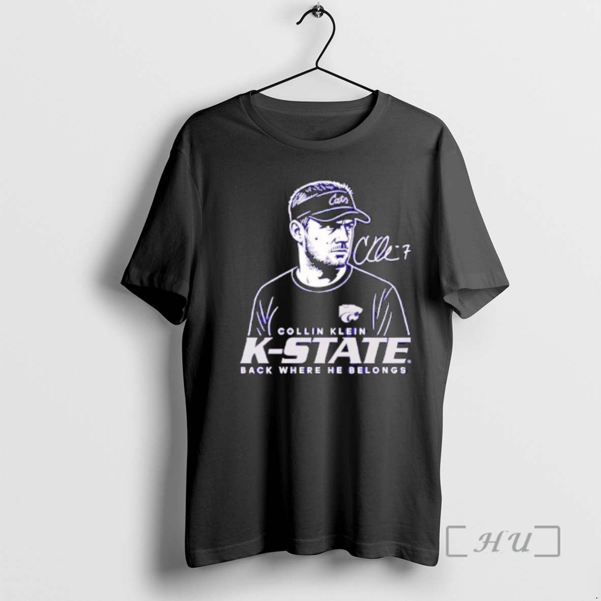Officials Collin Klein K State Wildcats Caricature Signature T-Shirts, Hoodie, Sweatshirt | AU18TeeNovaLab.com