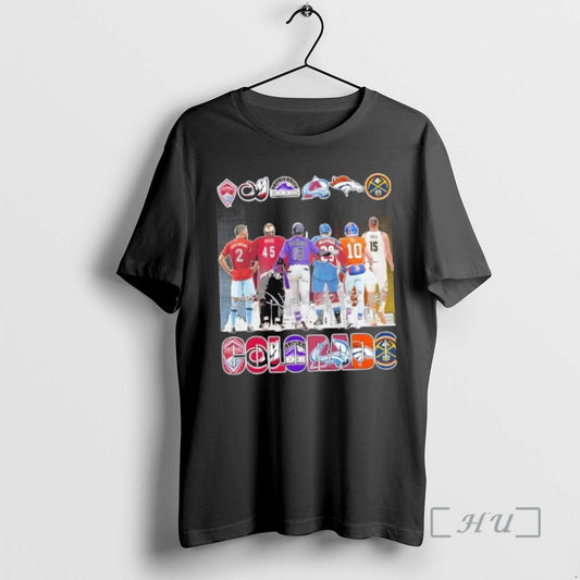 Officials Colorado City Sports Legends Skyline Signatures T-Shirts, Hoodie, Sweatshirt | AU18TeeNovaLab.com