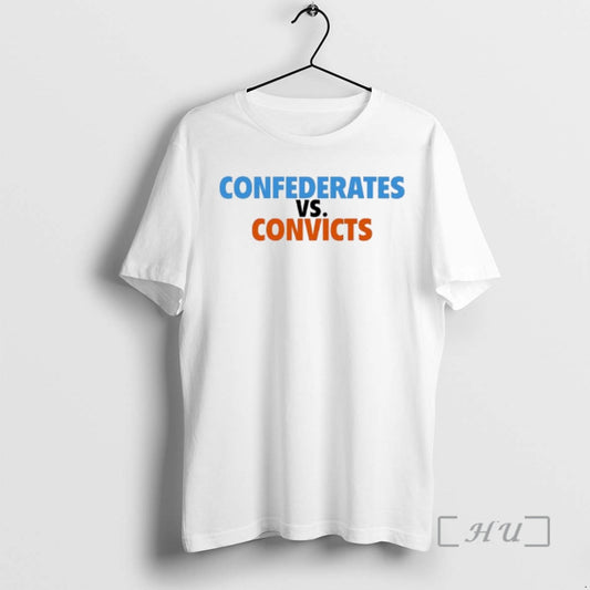 Officials Confederates Vs Convicts T-Shirts, Hoodie, Sweatshirt | AU18TeeNovaLab.com