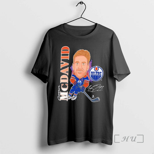 Officials Connor Mcdavid Edmonton Oilers Player Action Signature T-Shirts, Hoodie, Sweatshirt | AU18TeeNovaLab.com