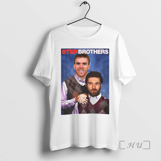 Officials Connor Mcdavid Leon Draisaitl Step Brothers Funny Graphic T-Shirts, Hoodie, Sweatshirt | AU18TeeNovaLab.com