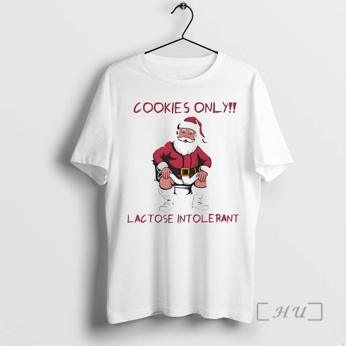 Officials Cookies Only Lactose Intolerant Santa Toilet Christmas Circle T-Shirts, Hoodie, Sweatshirt | AU18TeeNovaLab.com