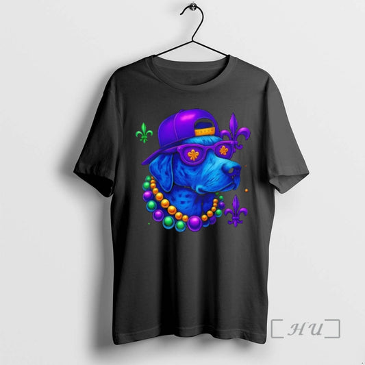 Officials Cool Mardi Gras Purple Spade Dog Graphic T-Shirts, Hoodie, Sweatshirt | AU18TeeNovaLab.com