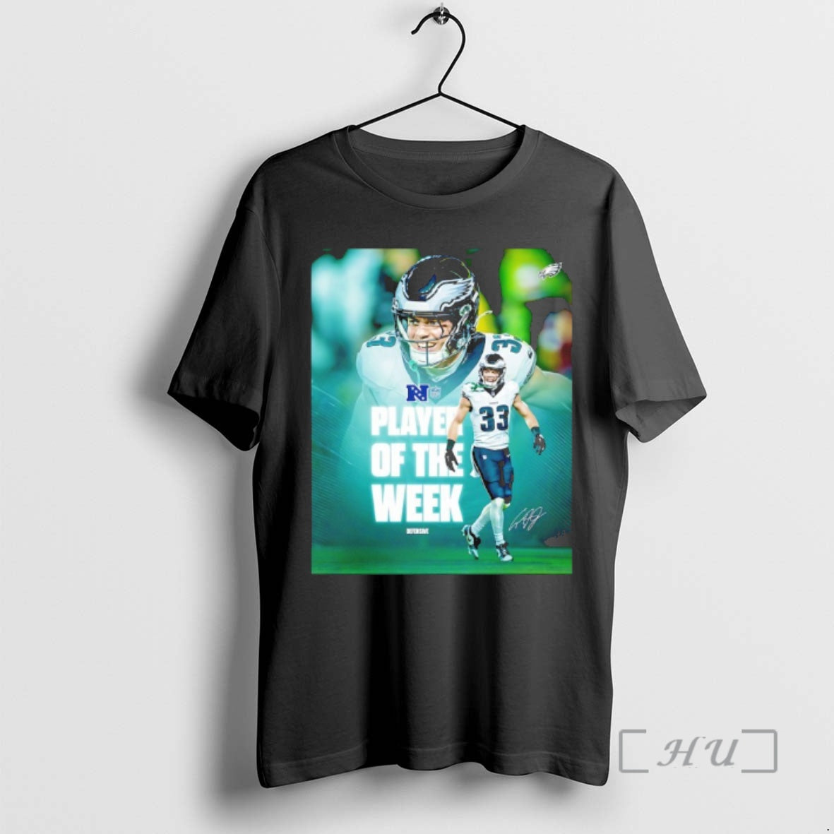 Officials Cooper Dejean 2025 Nfc Defensive Player Of The Week Signature Premium T Shirts Sweater Hoodie, Sweatshirt