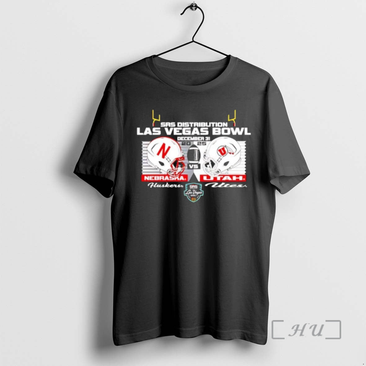 Officials Cornhuskers Vs Utes 2025 Las Vegas Bowl Match Up Head To Head Premium T-Shirts, Hoodie, Sweatshirt