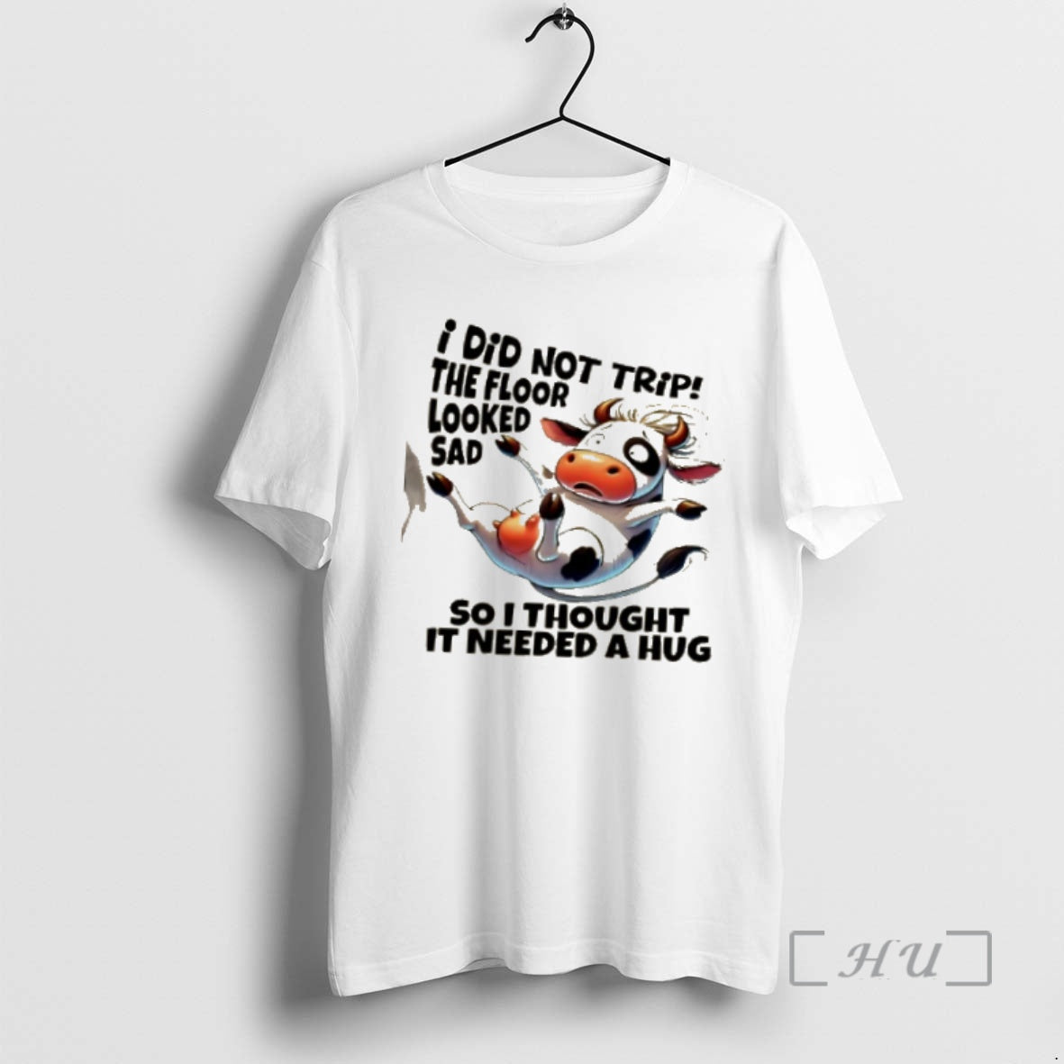 Officials Cow I Did Not Trip The Floor Looked Sad So I Thought It Needed T-Shirts, Hoodie, Sweatshirt | AU18TeeNovaLab.com