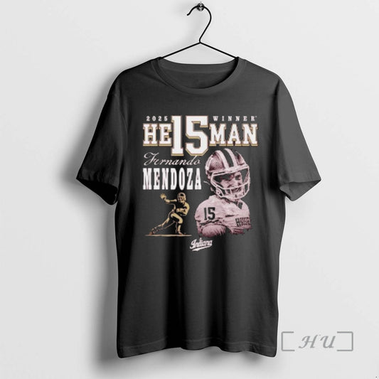 Officials Crimson Heisman Winner Fernando Mendoza Circle Black T-Shirts, Hoodie, Sweatshirt | AU18TeeNovaLab.com