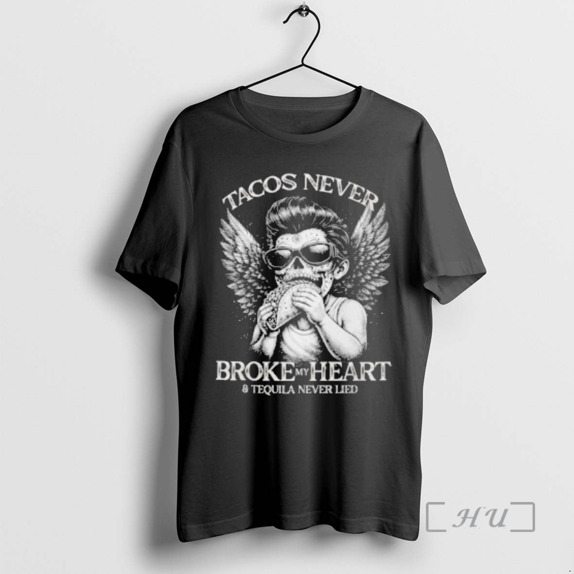 Officials Cupid Tacos Never Broke My Heart T-Shirts, Hoodie, Sweatshirt | AU18TeeNovaLab.com