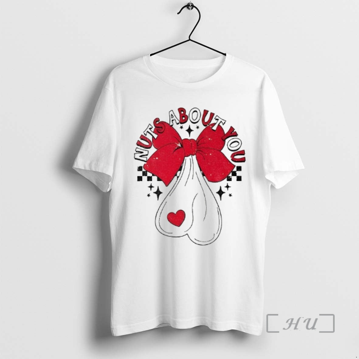 Officials Cute Bow Nuts About You Adult Joke Valentines Day T-Shirts, Hoodie, Sweatshirt | AU18TeeNovaLab.com