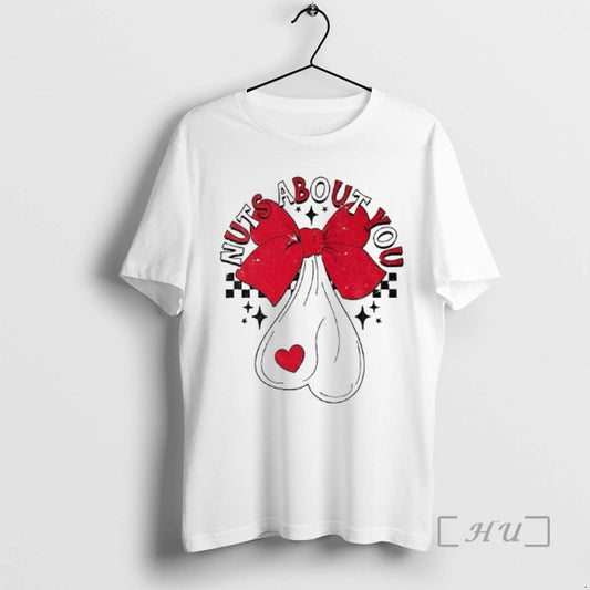Officials Cute Bow Nuts About You Adult Joke Valentines Day T-Shirts, Hoodie, Sweatshirt | AU18TeeNovaLab.com