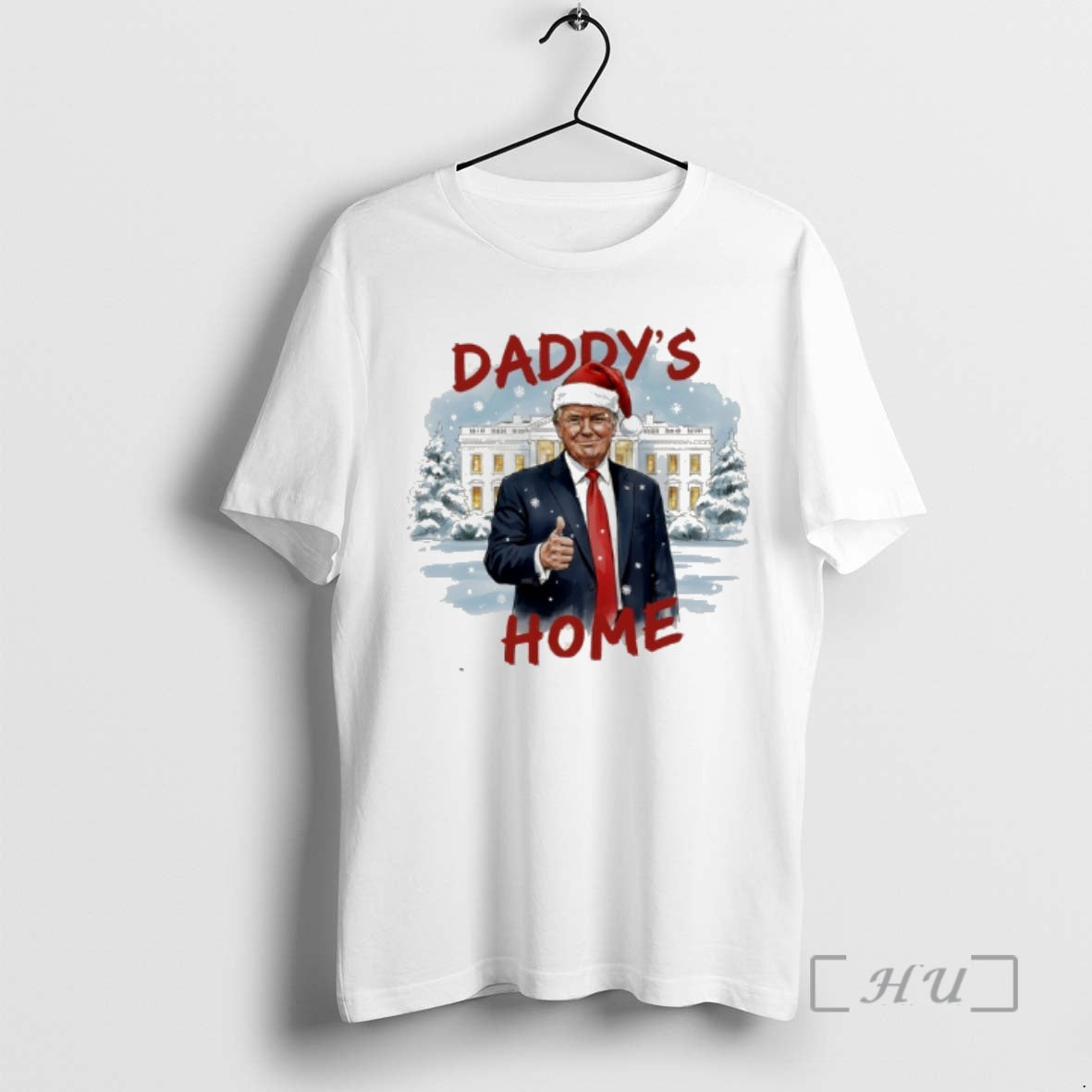 Officials Daddys Home Donald Trump Hat Santa T-Shirts, Hoodie, Sweatshirt | AU18TeeNovaLab.com