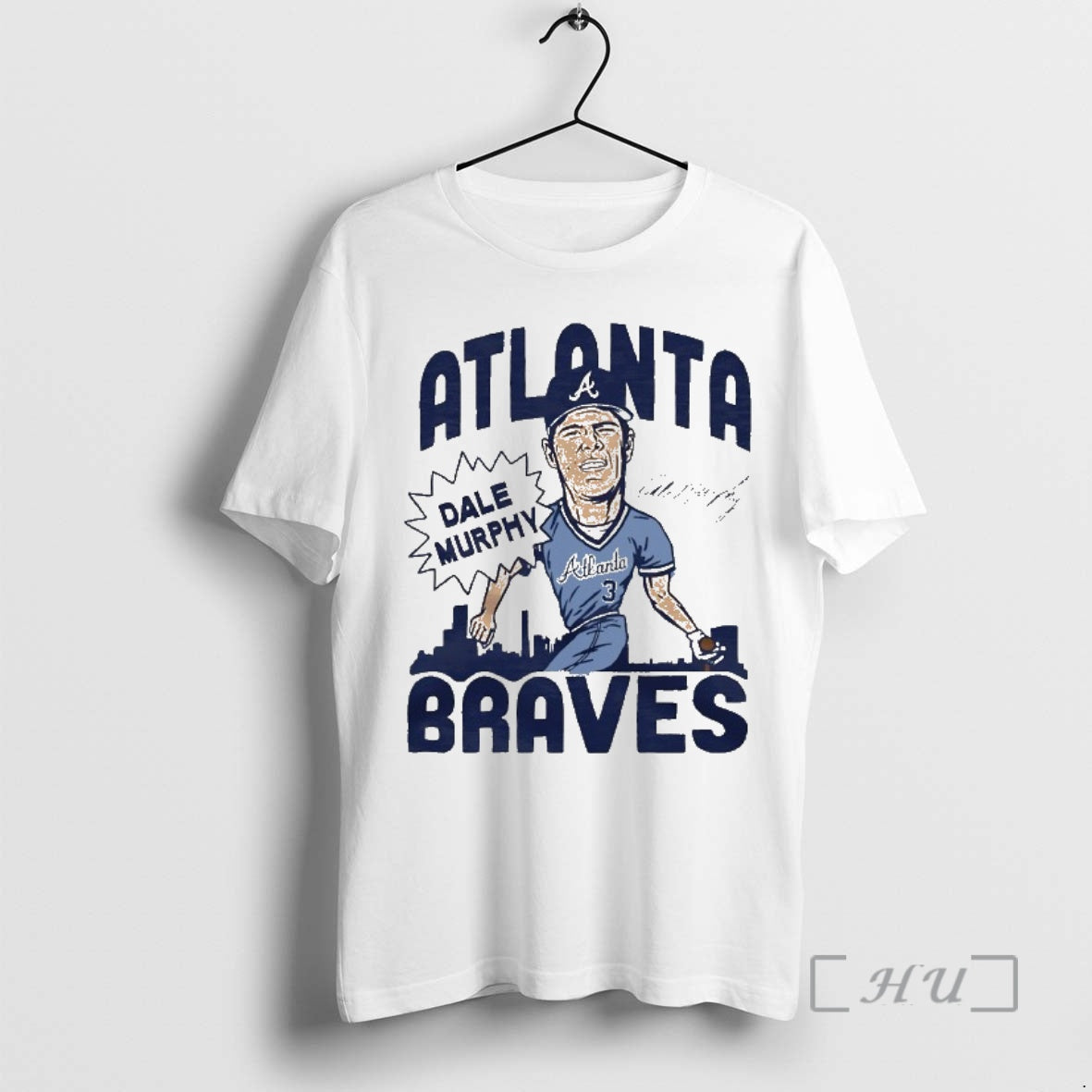 Officials Dale Murphy Swing Atlanta Braves Superstar Caricature Signature T-Shirts, Hoodie, Sweatshirt | AU18TeeNovaLab.com