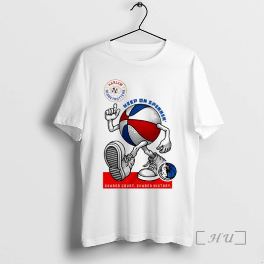 Officials Dallas Mavericks X Harlem Globetrotters Keep On Spinning T-Shirts, Hoodie, Sweatshirt | AU18TeeNovaLab.com